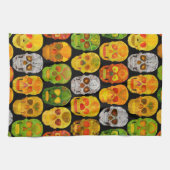 Schildpadvlies naadloos patroon 2018 theedoek (Horizontaal)