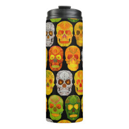 Schildpadvlies naadloos patroon 2018 thermosbeker