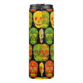 Schildpadvlies naadloos patroon 2018 thermosbeker (Achterkant)