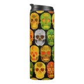 Schildpadvlies naadloos patroon 2018 thermosbeker (Geroteerd rechts)