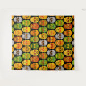 Schildpadvlies naadloos patroon 2018 wandkleed (Voorkant (horizontaal))