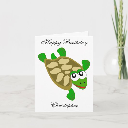 Schildpadzondag Kaart (Voorkant)