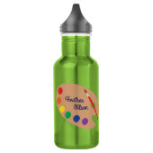 Schildpalet Kunst Schudde Kinder waterflesje met n Waterfles (Links)