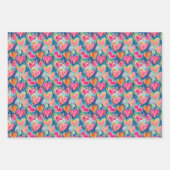 Schildpapier met kartonnen vellen, geverfd, voor h inpakpapier vel (Voorkant 2)