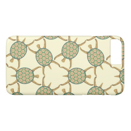 Schildpatroon Case-Mate iPhone Case (Achterkant (Horizontaal))