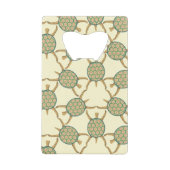 Schildpatroon Creditkaart Flessenopener (Voorkant)