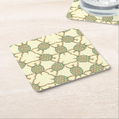 Schildpatroon Kartonnen Onderzetters (Schuin)
