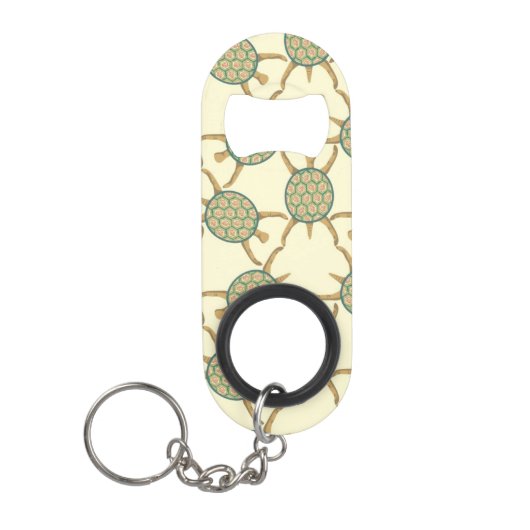 Schildpatroon Sleutelhanger Flessenopener (Voorkant)