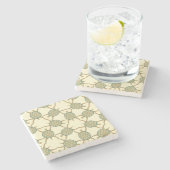 Schildpatroon Stenen Onderzetter (Zijkant)