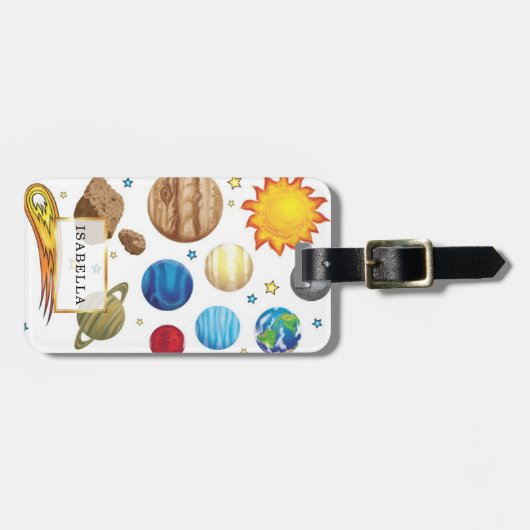 Schildplanken en naam bagagelabel (Voorkant horizontaal)