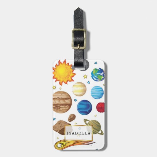 Schildplanken en naam bagagelabel (Voorkant verticaal)