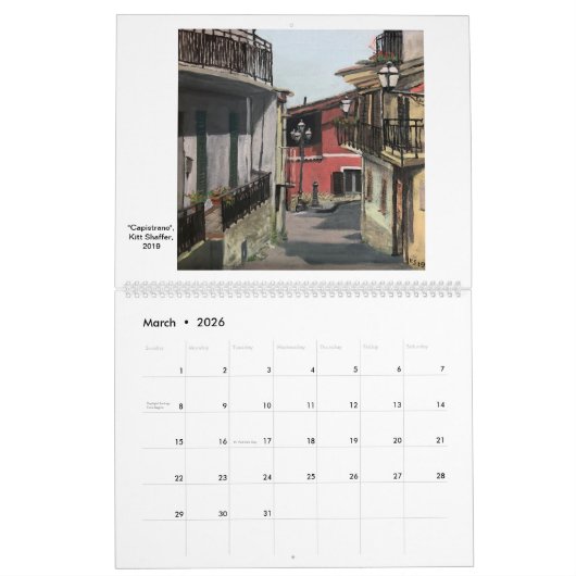 Schildrooster 2019, Kitt Shaffer Kalender (Mar 2026)