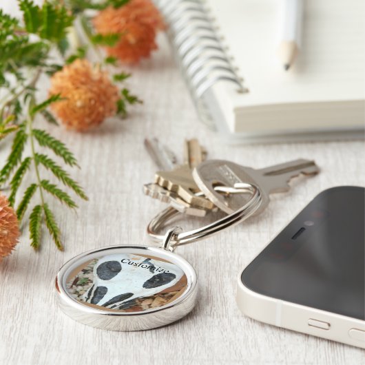 Schildschedel Thunder_Cove Sleutelhanger (Zijkant)