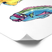 Schildschilderkunst met Cartoon Poster (Hoek)