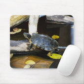 Schildschildpad in het wild muismat (Met muis)