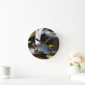 Schildschildpad in het wild ronde klok (Huis)