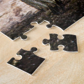 Schildschildpad op een zonnige dag legpuzzel (Zijkant)