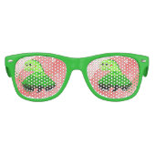 Schildschilfers, schildpad cartoon kinder zonnebril (Voorkant)