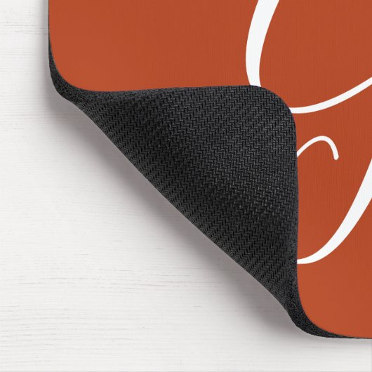 Schildschrift G verbrand Sinaasappel Muismat (Hoek)