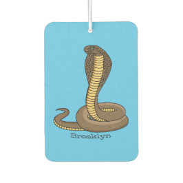 Schildslang met bruine cobra luchtverfrisser