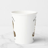 Schildslang met bruine cobra papieren bekers (Rechts)