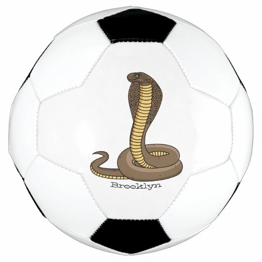 Schildslang met bruine cobra voetbal (Voorkant)