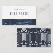 Schildvakantiekerst met schilderen - Blauw Informatiekaartje (Voorkant / Achterkant)