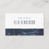 Schildvakantiekerst met schilderen - Blauw Informatiekaartje (Voorkant)