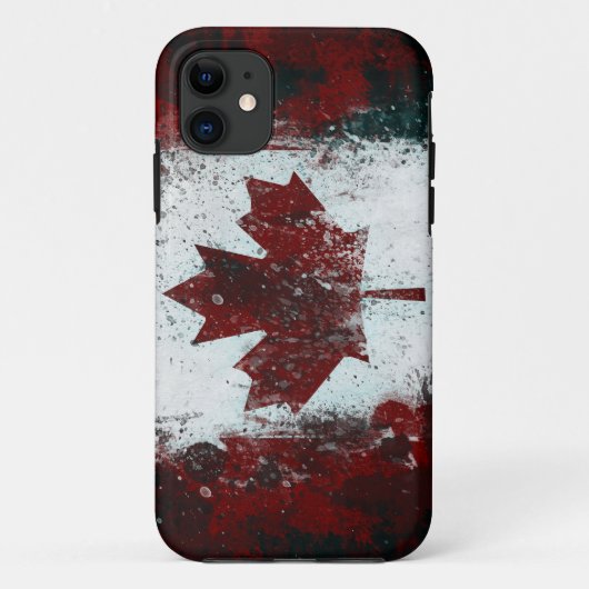 Schildvlag Canadese vlag Case-Mate iPhone Case (Achterkant)
