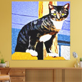 Schildwacht van de Voorstad Canvas Afdruk (Insitu (Woonkamer))