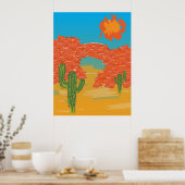 Schildwoestijn Poster (Keuken)