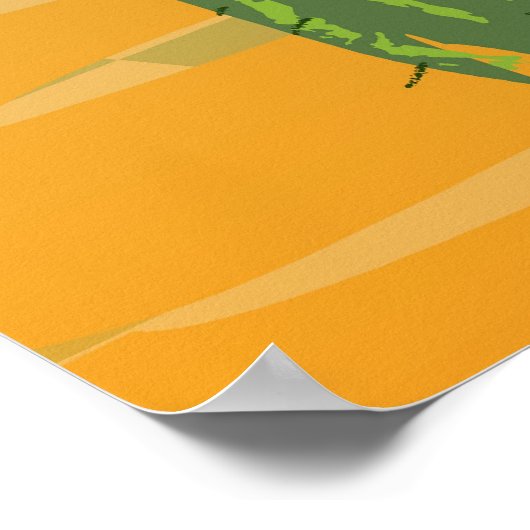 Schildwoestijn Poster (Hoek)