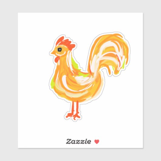 Schildwortel Sticker (Vel)