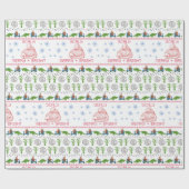 Schilferend, Vrolijk, en Helder Verpakkend Documen Cadeaupapier (Vlak)