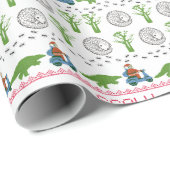 Schilferend, Vrolijk, en Helder Verpakkend Documen Cadeaupapier (Rol Hoek)