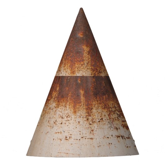 Schilferende verf, roestige muurtextuur. feesthoedjes (Voorkant)