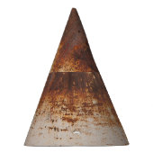 Schilferende verf, roestige muurtextuur. feesthoedjes (Rechts)