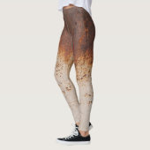 Schilferende verf, roestige muurtextuur. leggings (Links)