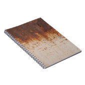 Schilferende verf, roestige muurtextuur. notitieboek (Rechterzijde)