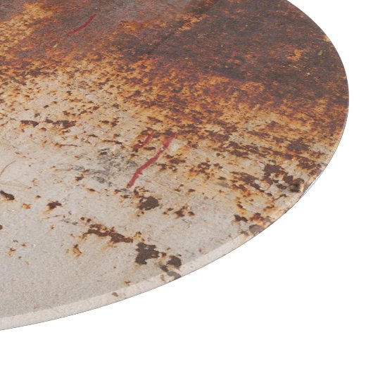 Schilferende verf, roestige muurtextuur. snijplank (Hoek)