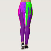 Schilfpalet, paars, regenboogkleuren leggings (Achterkant)