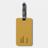 schillen bagagelabel (Achterkant verticaal)