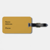 schillen bagagelabel (Achterkant horizontaal)