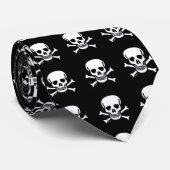 Schillen in Botten zwarte stropdas (Opgerold)