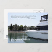 Schillend zeilen briefkaart (Voorkant / Achterkant)