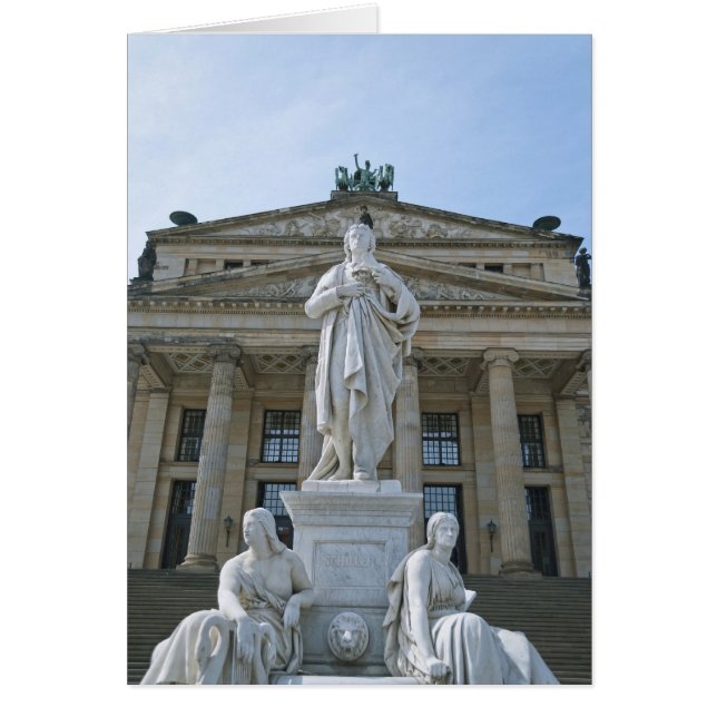 Schiller-standbeeld in Berlijn (Voorkant)