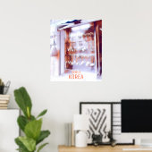 Schilpenselen voor Japanse reisposters Poster (Thuiskantoor)