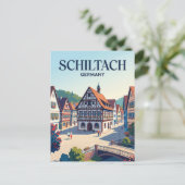 Schiltach Duitsland Briefkaart (Staand voorkant)