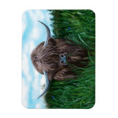 Schilting van de Schotse hoogland-Koe Magneet (Verticaal)