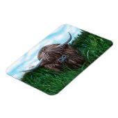 Schilting van de Schotse hoogland-Koe Magneet (Linkerzijde)